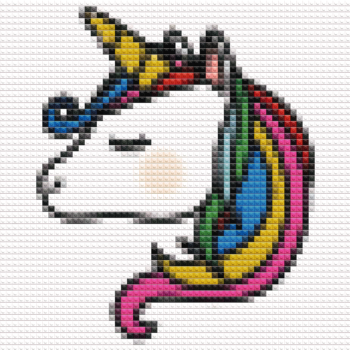 unicorn pixel art